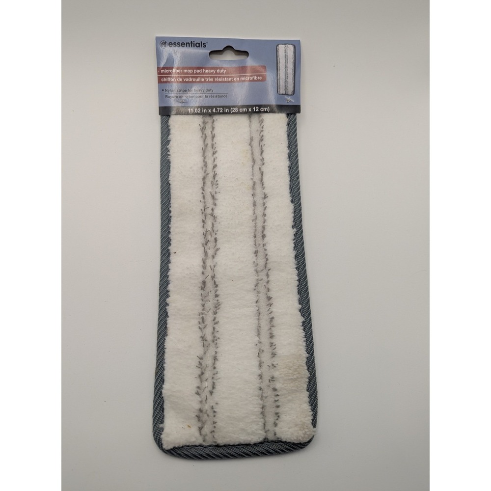New Essentials Microfiber Mop Pad‎ Heavy Duty Reusable Washable Cleaning